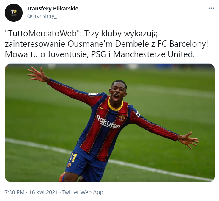 TRZY kluby ZAINTERESOWANE Ousmane'm Dembele!